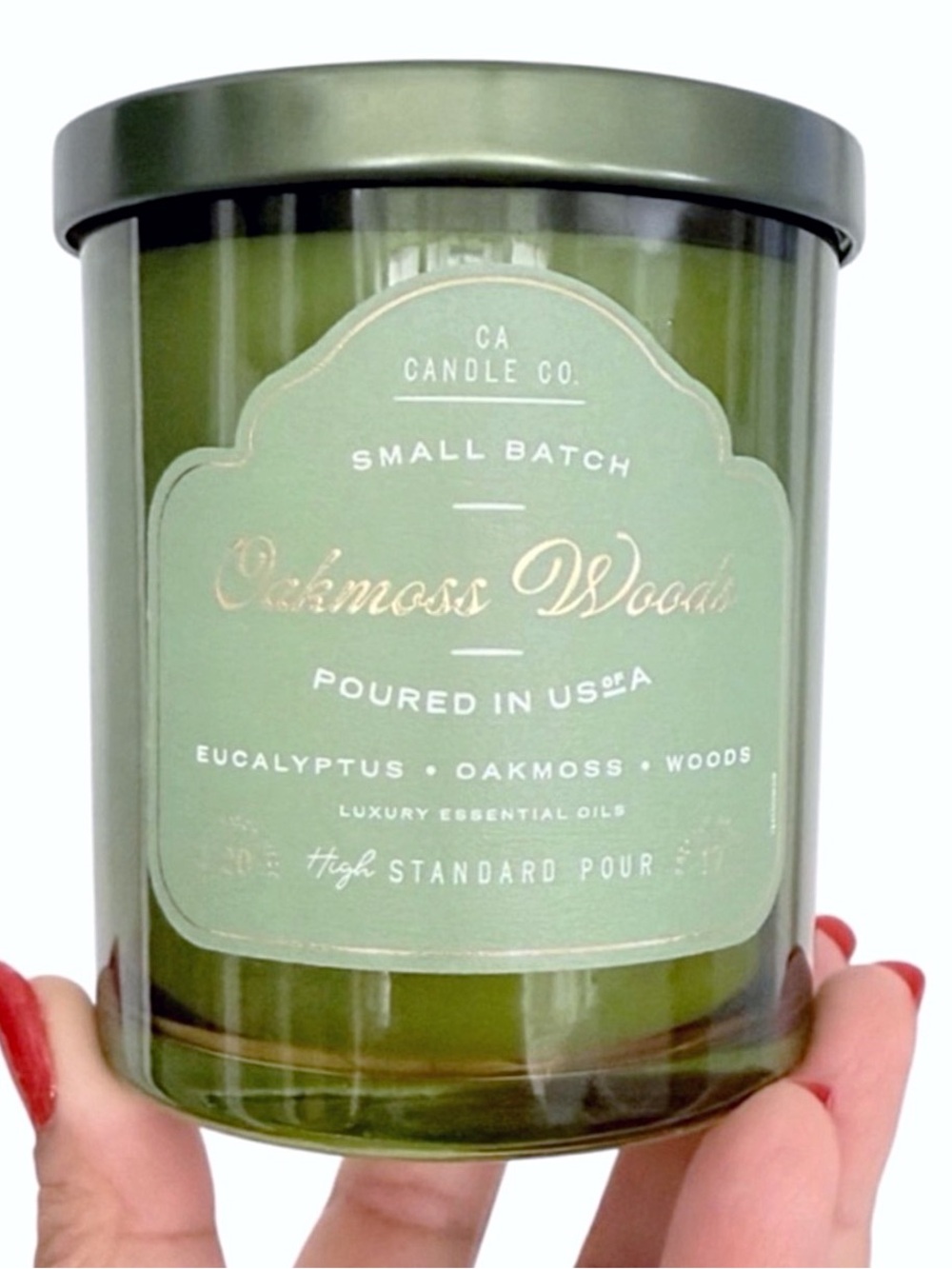 Leoben Company Oakmoss Woods Luxury Scented Candle - Green